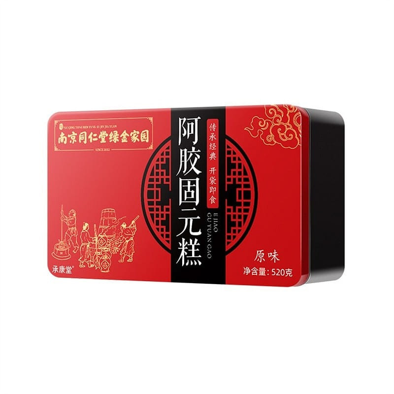 Nanjing Tongrentang Colla Corii Asini Gourmet Cake Nourish Blood 520g/box 520 g