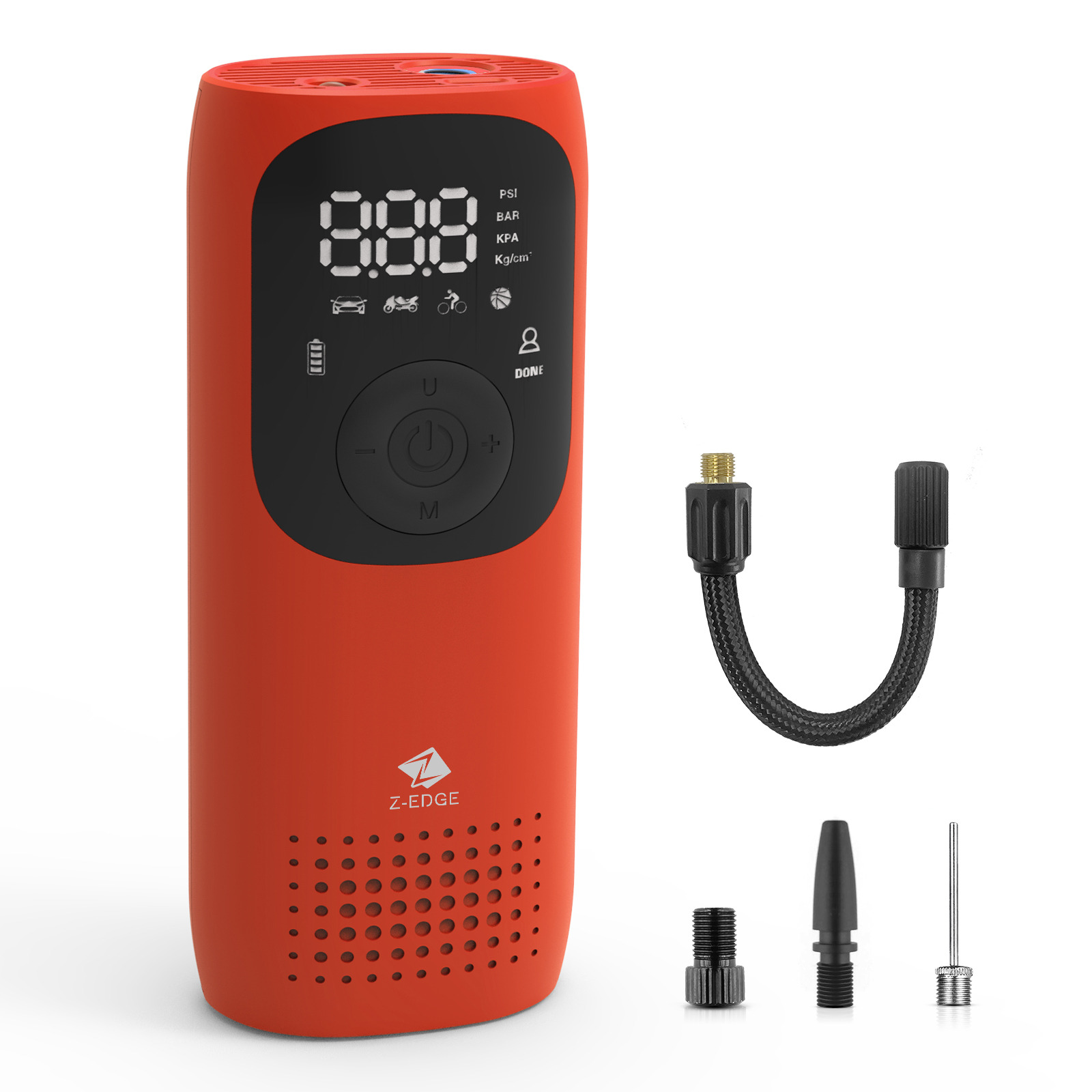 Z-EDGE Portable Electric Air Pump - ZAI02-Red 600 그램