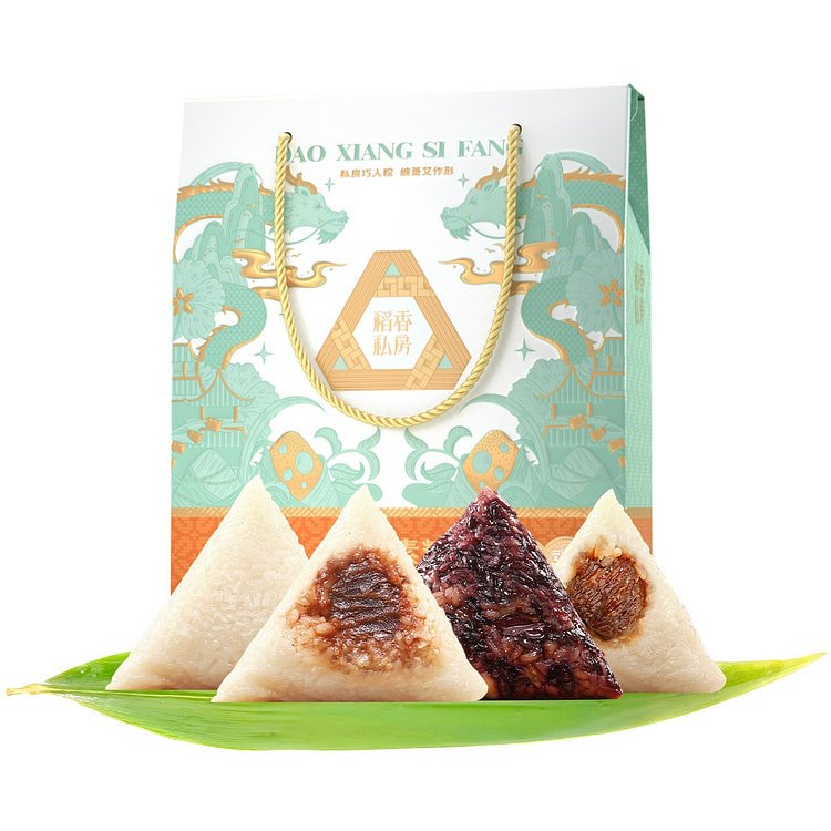 稻香村端午素粽礼盒 960g 多口味组合 1 盒