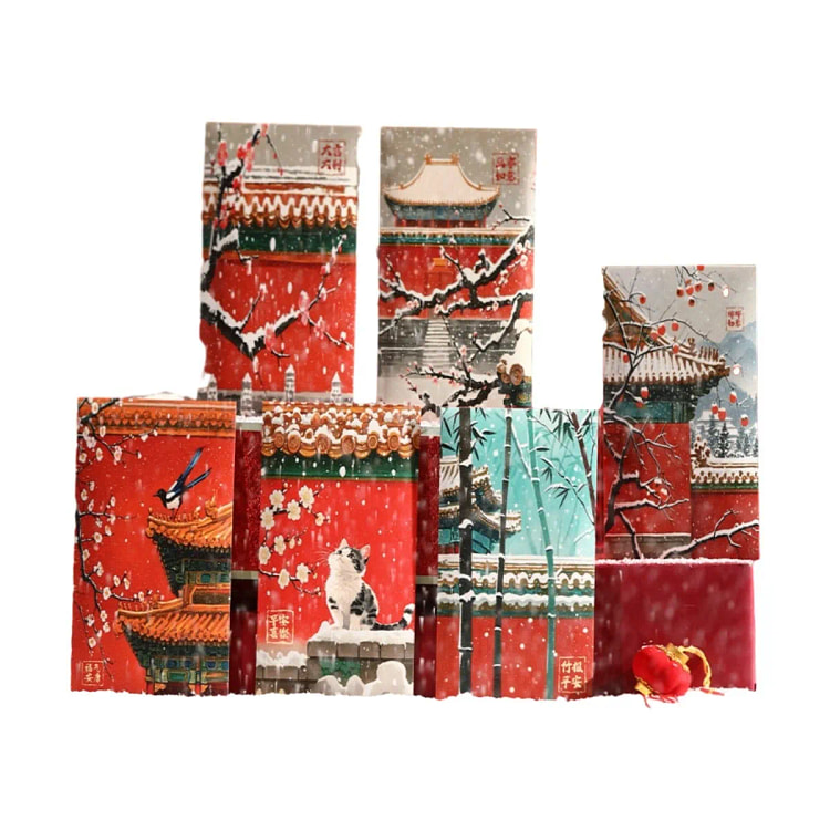 国潮卡通红包 春节 国风 利是封-故宫(6个装) 1 份