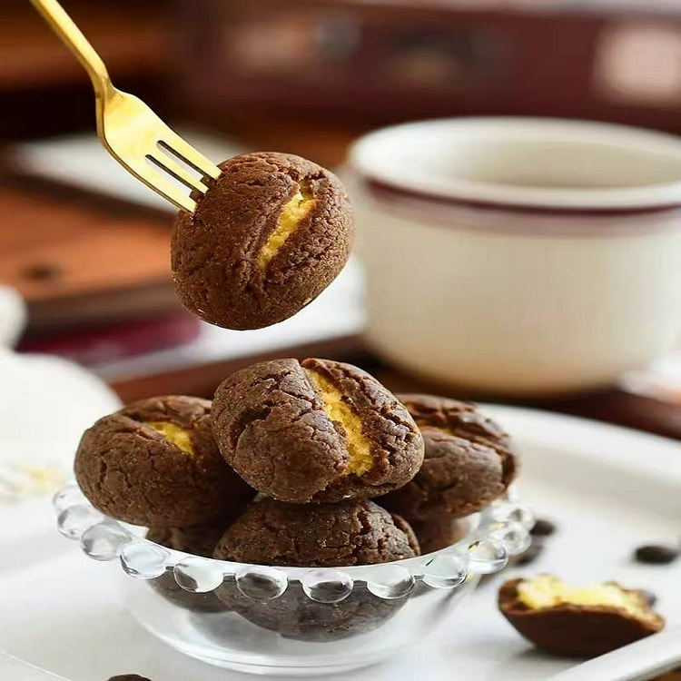 拿铁椰心酥210g椰椰奶酥零食糕点心甜品健康零食 210 克