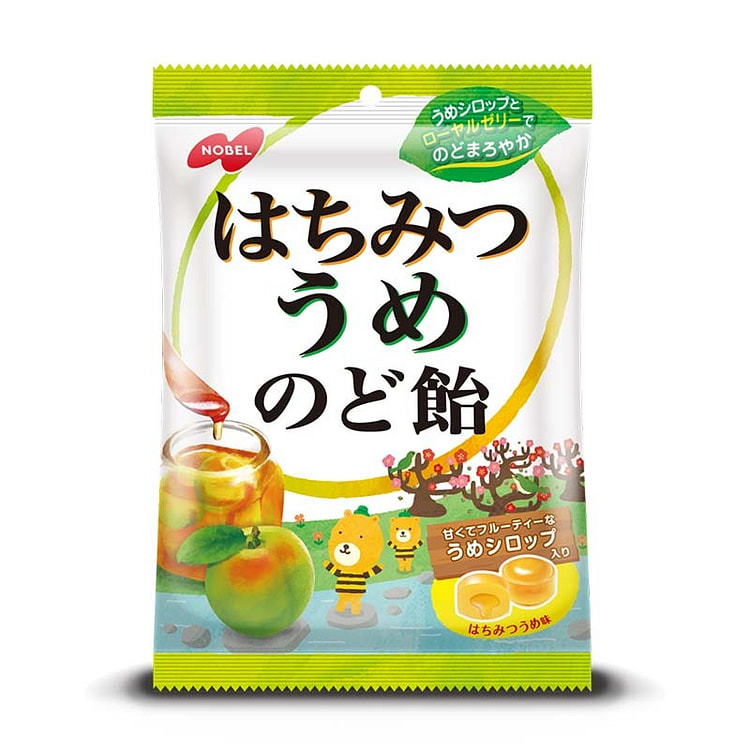 诺贝尔 润喉糖 蜂蜜梅子味 110g 1 份