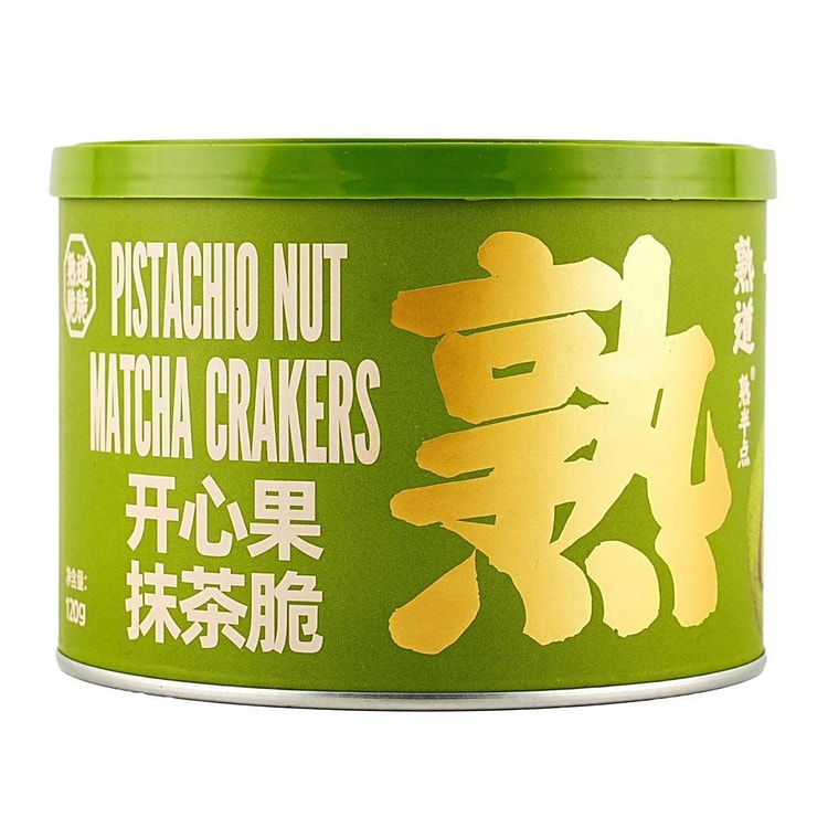 SHUDAO Pistachio Nut Matcha Crackers 120 g