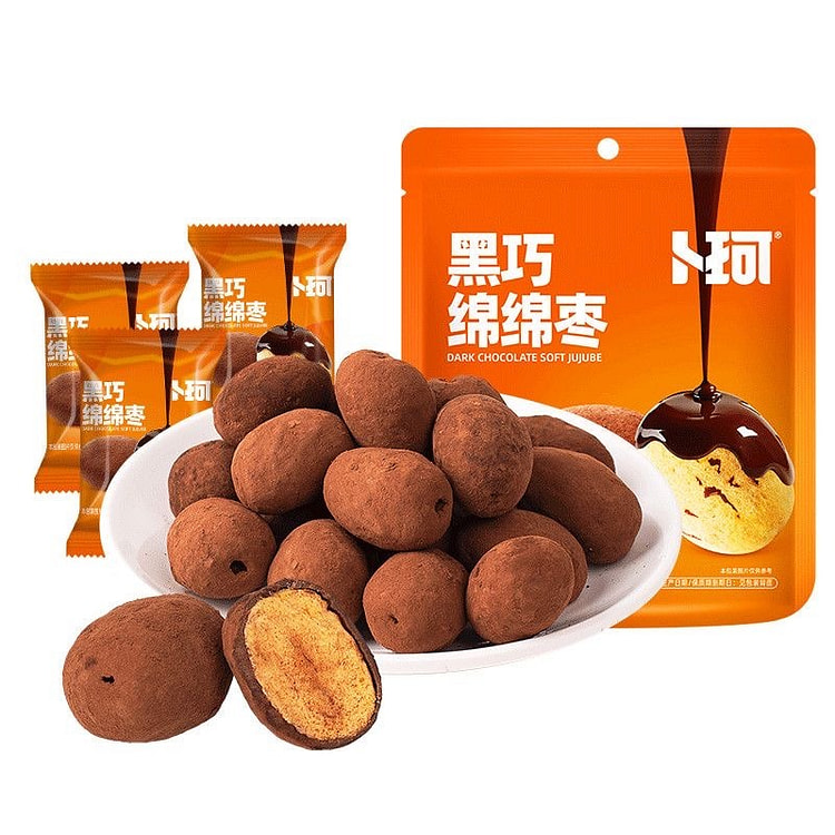 卜珂 巧克力绵绵枣 50 克