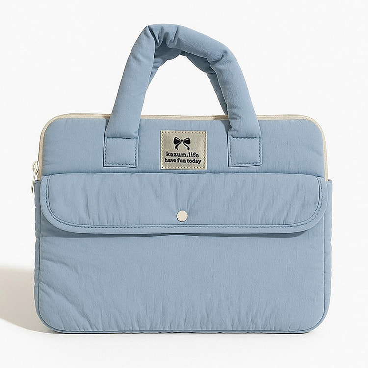 Ins同款简约手提平板包 iPad14/15 蓝 1 个