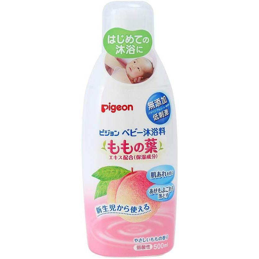 PIGEON Baby Bath Peach Leaf 500ml 1 count
