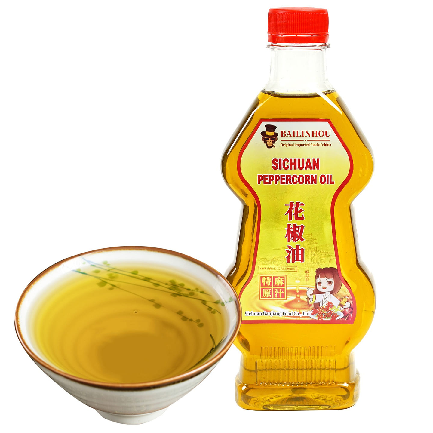 Red sichuan peppercorn oil 13.52 fl oz/400ml, Peppercorn Flavored Oil 13.52 fl.oz