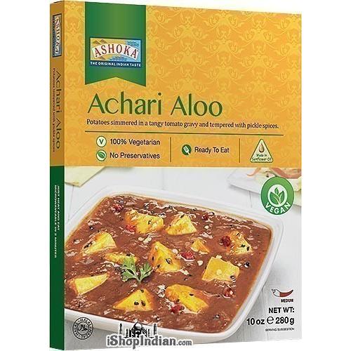 Ashoka Achari Aloo (Ready-to-Eat), 10 oz box 10 oz