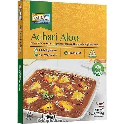 Ashoka Achari Aloo (Ready-to-Eat), 10 oz box 10 oz