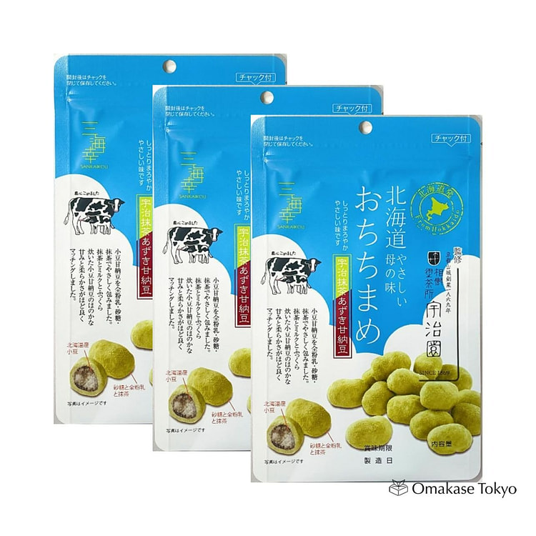 山海口宇治抹茶红豆甜纳豆 (3袋)