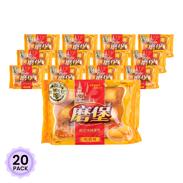 徐福记 磨堡蛋糕 鸡蛋味 190 克*20 包