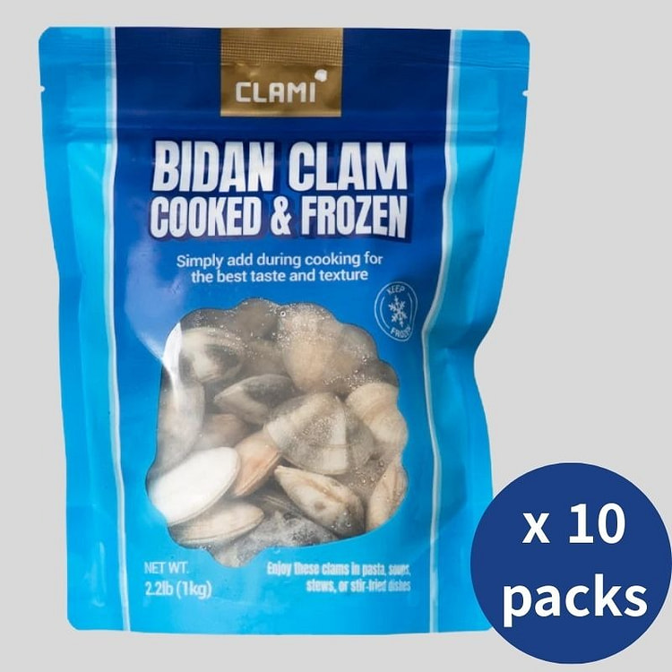 Bidan 冷冻熟蛤蜊（10包） 2.2 磅*10 包