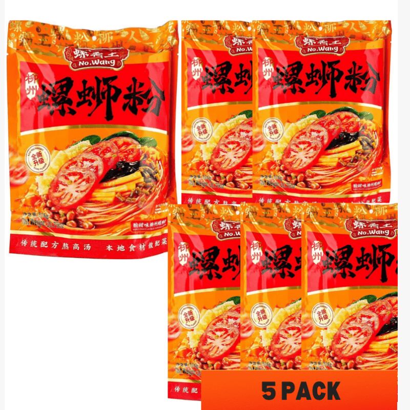 螺霸王柳州螺螄粉番茄味306g*5袋- Weee!