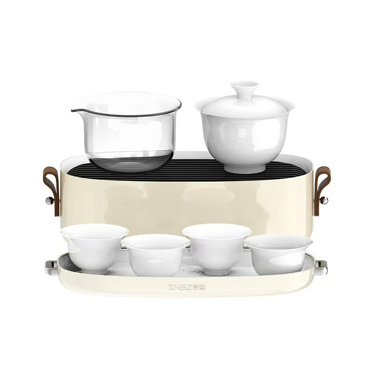 泡茶茶器套组·茶叶冲泡-红茶白茶乌龙茶花茶 山矾石