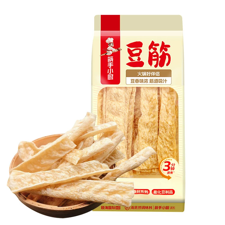 海底捞豆筋 筋道滑嫩麻辣烫火锅食材60g*1袋 60 克