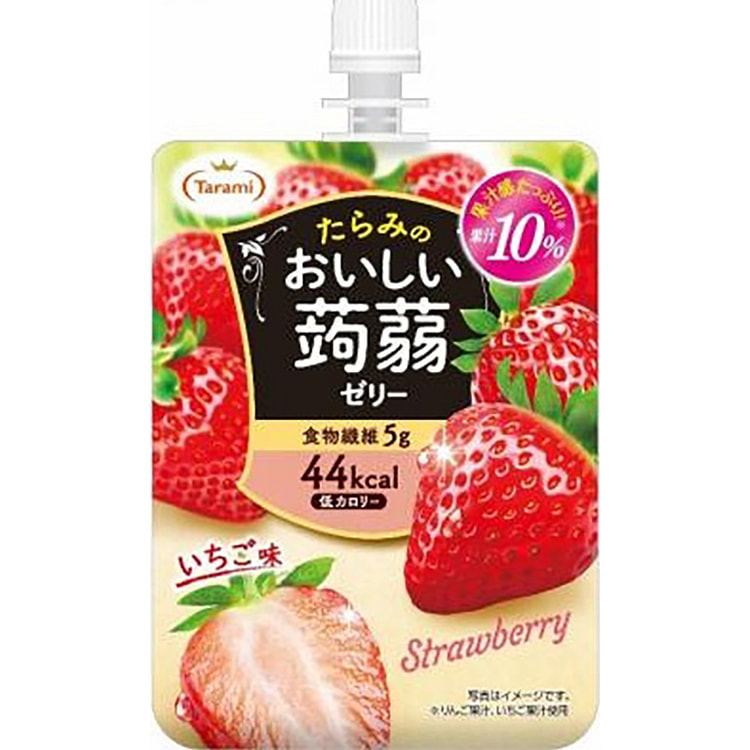 Tarami Low-Calorie Strawberry Konjac Jelly