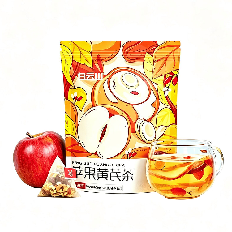 白云山苹果黄芪茶清甜润养温润爽口养生茶150g 150 克