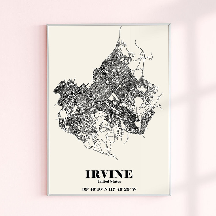 Irvine CA 16" x 20" / Aluminum