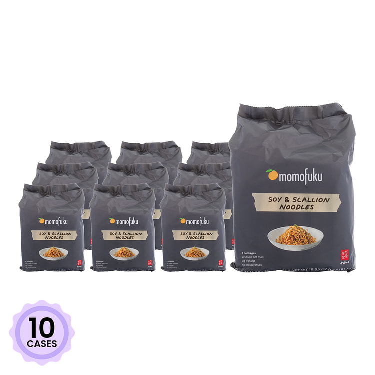 Momofuku 葱油拌面 5袋 3.55 盎司*4 包*10 箱
