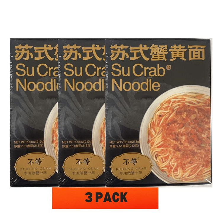 213g*3pcs Hairy Crab Crab Roe and Crab Paste Ramen 213 g