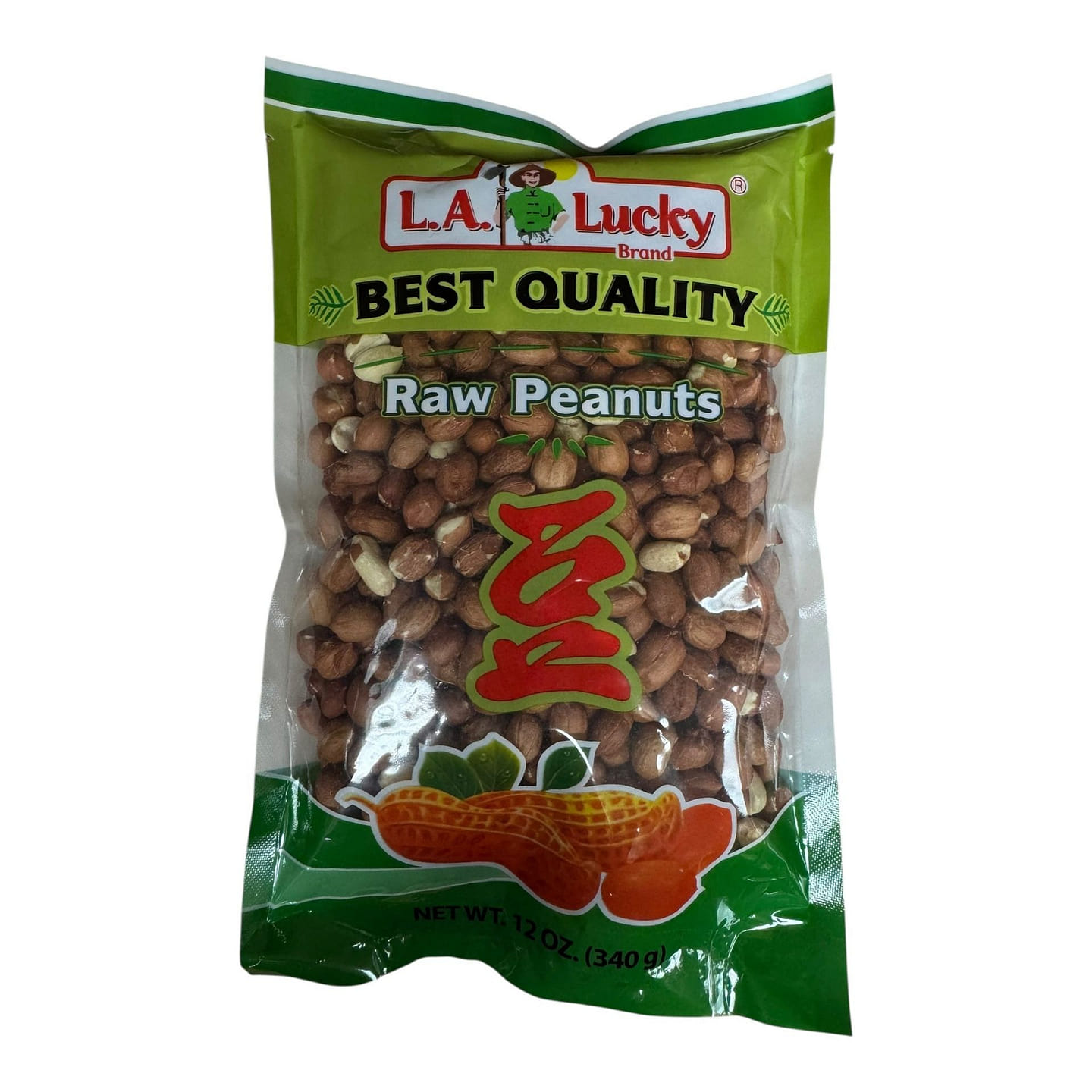 L.A. Lucky Raw Peanuts 340 그램