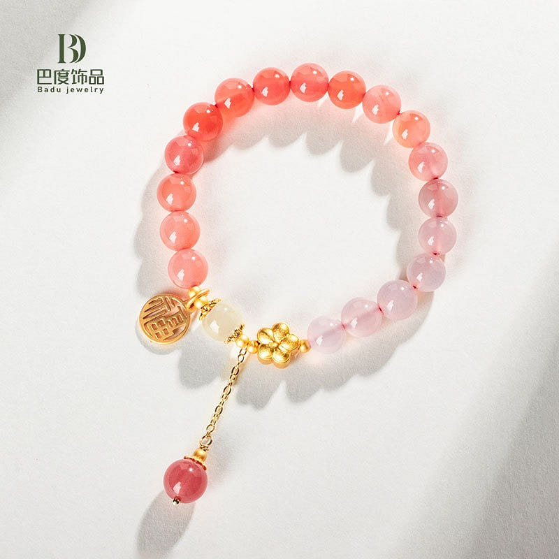 Fupai Hotan Jade Yanyuan Agate Bracelet 1 box
