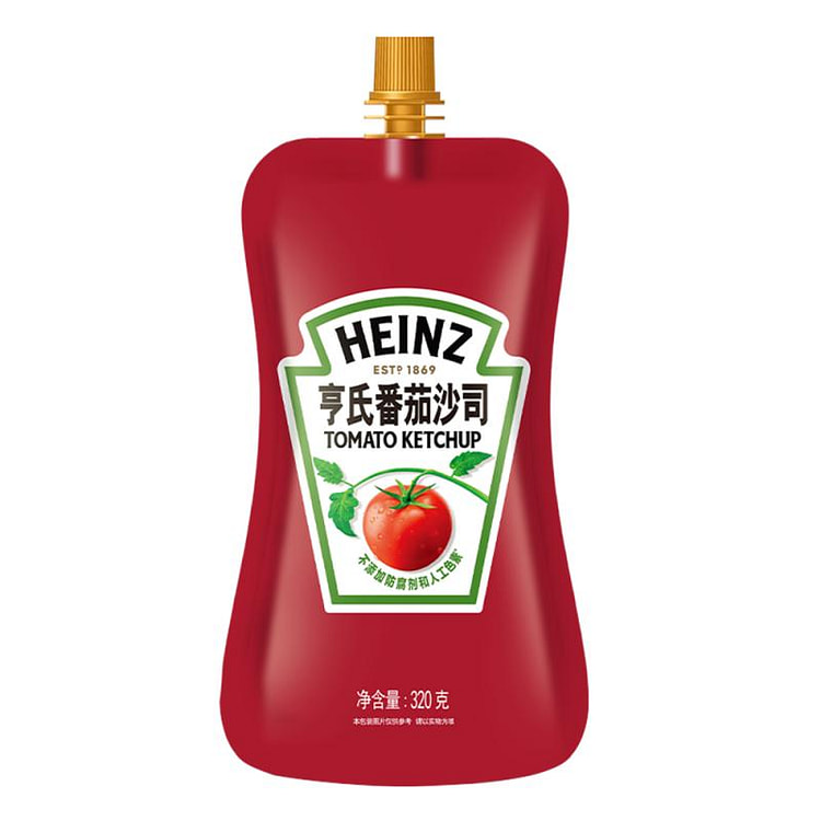 亨氏 番茄沙司番茄酱家用蘸薯条汉堡寿司酱料 320g*1袋装