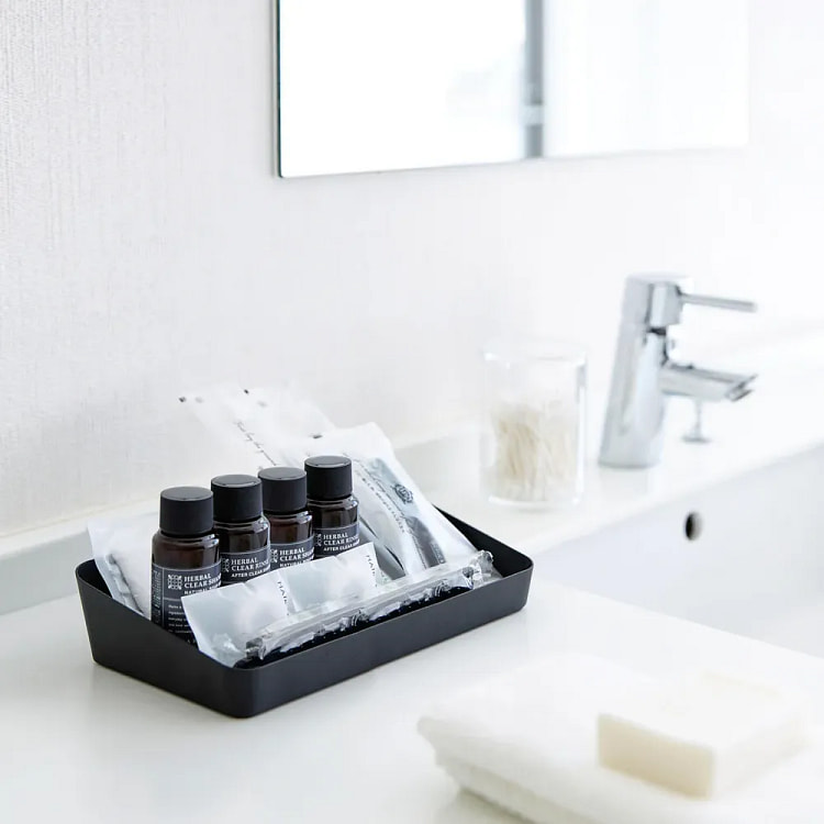 梳妆台托盘-铁 5.25“ x11.75 / 黑色