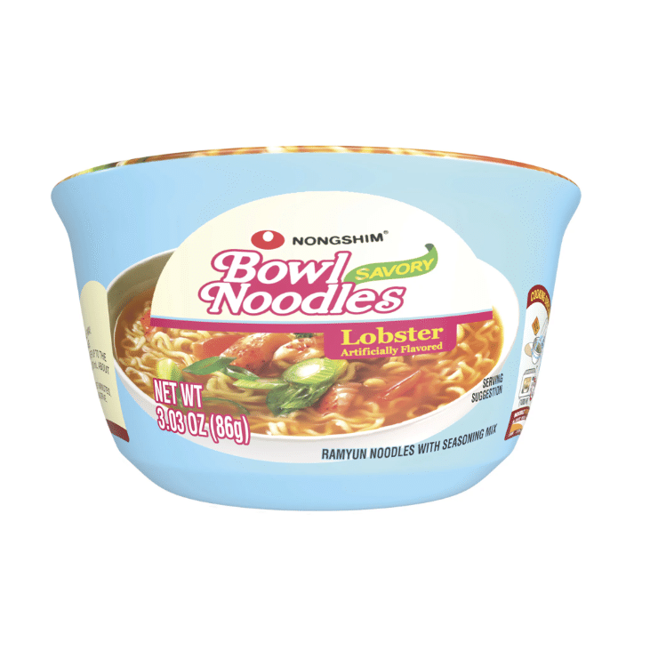 Nongshim Bowl Noodle Savory Lobster Ramyun Ramen Noodle Soup Bowl 1 count 1 each