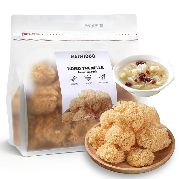 Whole Dried Snow Fungus tremella mushroom 25.99 count