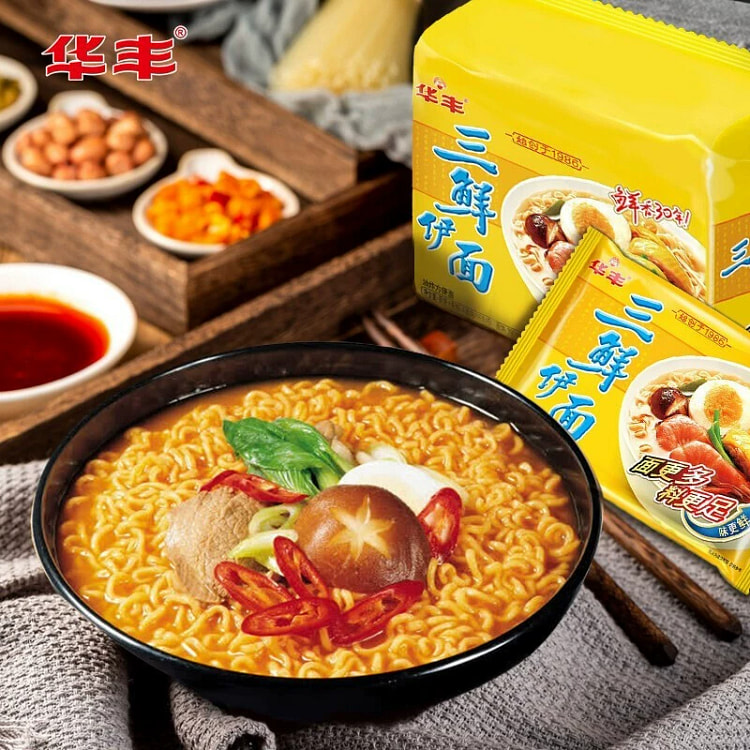 Huafeng Sanxian Yi Noodles Old-fashioned post-nostalgic instant noodles, in
