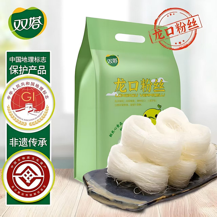 双塔粉丝龙口水晶粉丝1000g