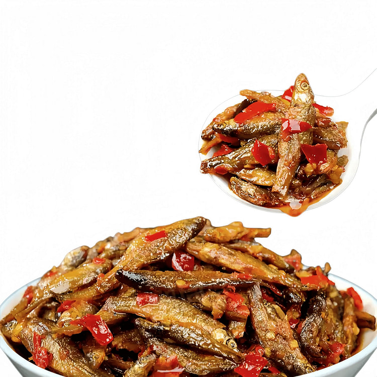 湘同学茶油香辣鱼仔238g*1瓶辣椒酱拌饭拌面酱 230 克