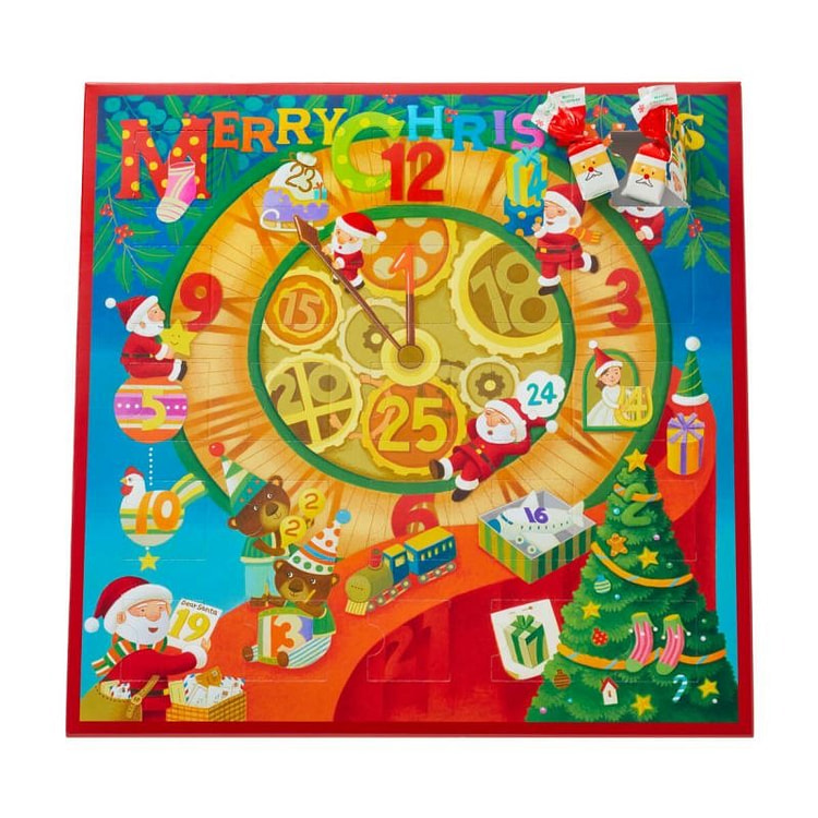 Japan MOROZOF Christmas Collection Chocolate Cookie Calendar Assortment 50p