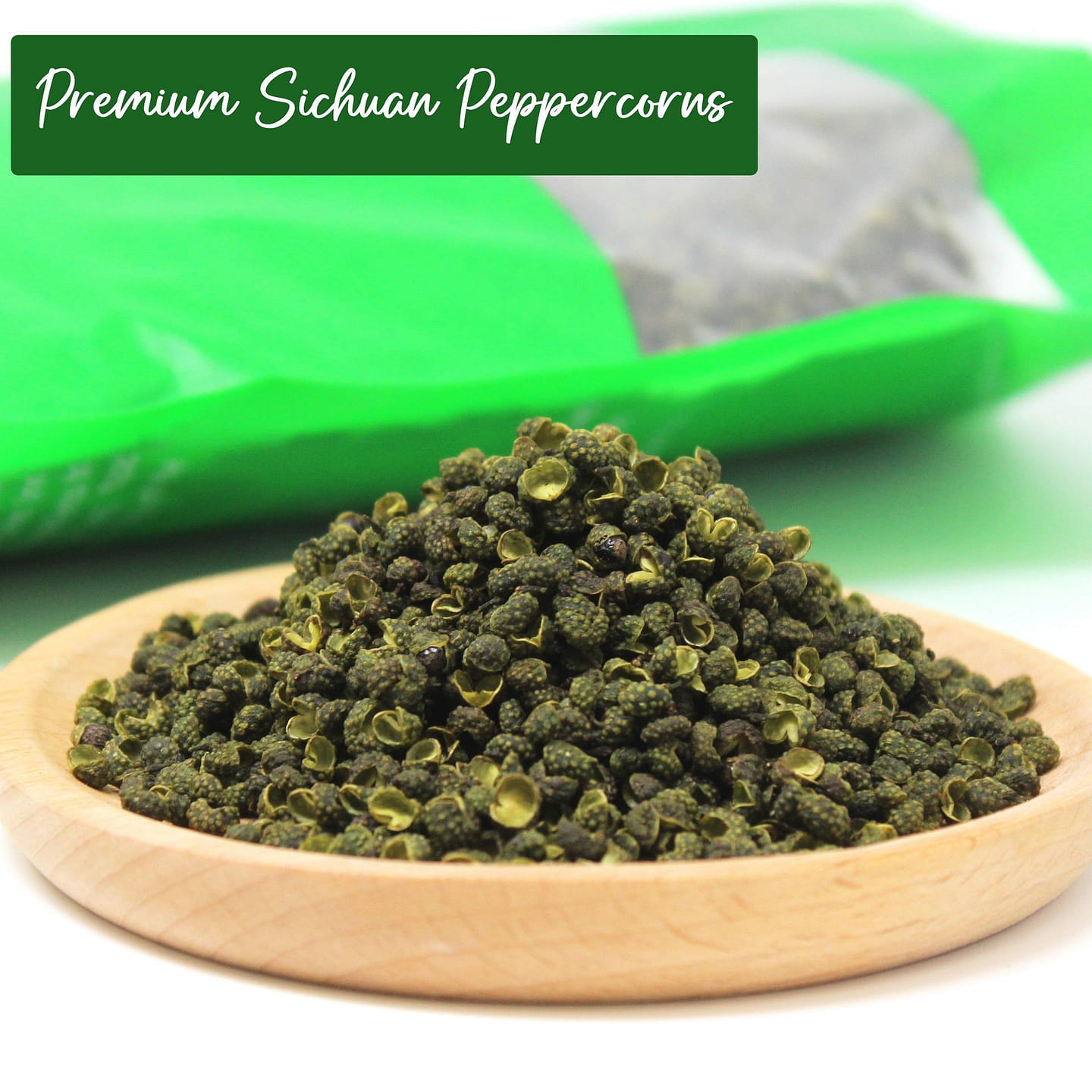 NPG Sichuan Green Peppercorns Whole 1 LB 454 กรัม