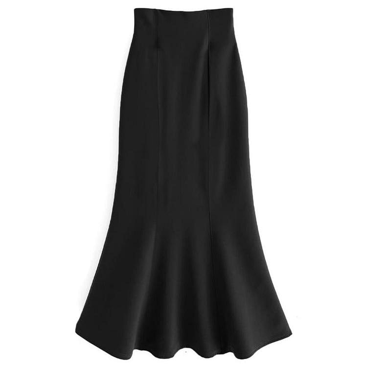 GRL Slit Mermaid Skirt Black S
