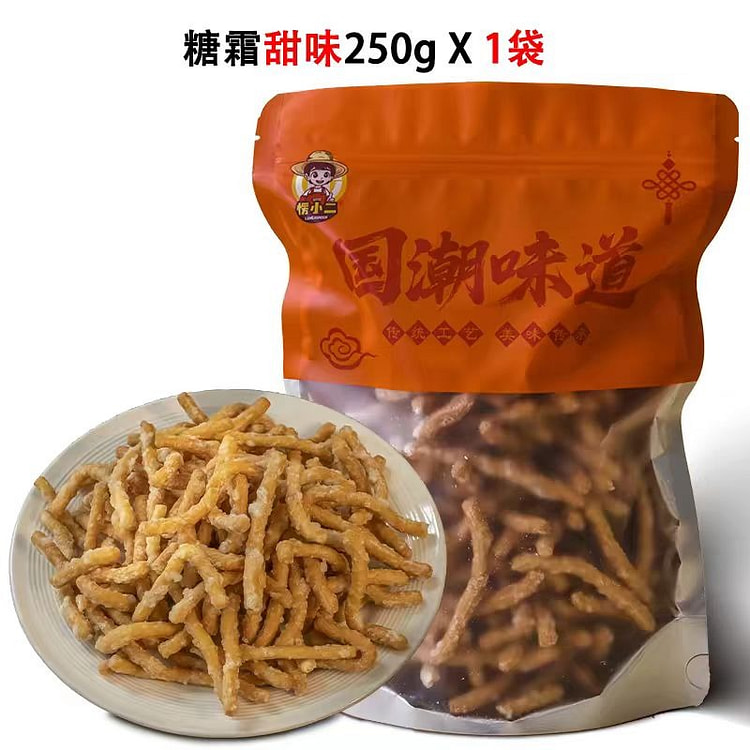 愣小二 京果条 糖霜 甜味 250g*1袋 250 克