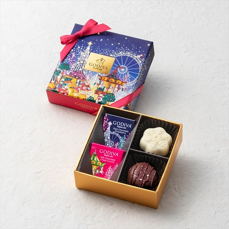 GODIVA Christmas Limited Chocolate 4pcs
