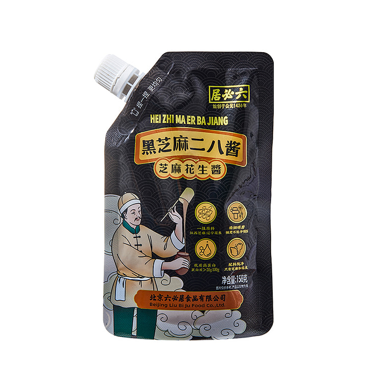 Liubiju Black Sesame Paste 158g*1 bag 158 g
