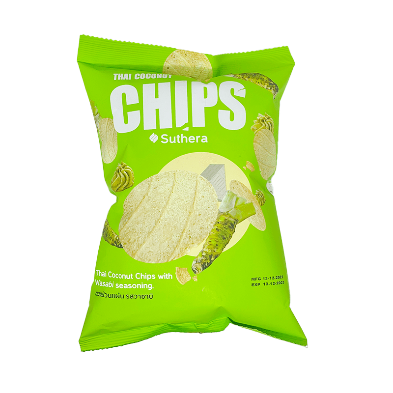Suthera Thai Coconut Chips with Wasabi Seasoning 42 g