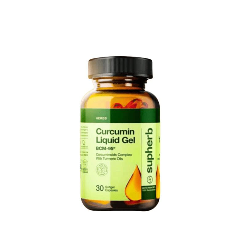 Supherb Curcumin Liquid Gel BCM-95 30 Capsules 1 bottle