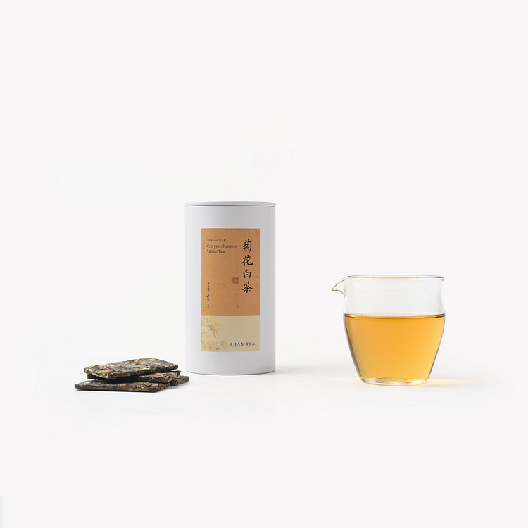 菊花白茶 助消化 安神减压 养生好茶 茶叶 白茶