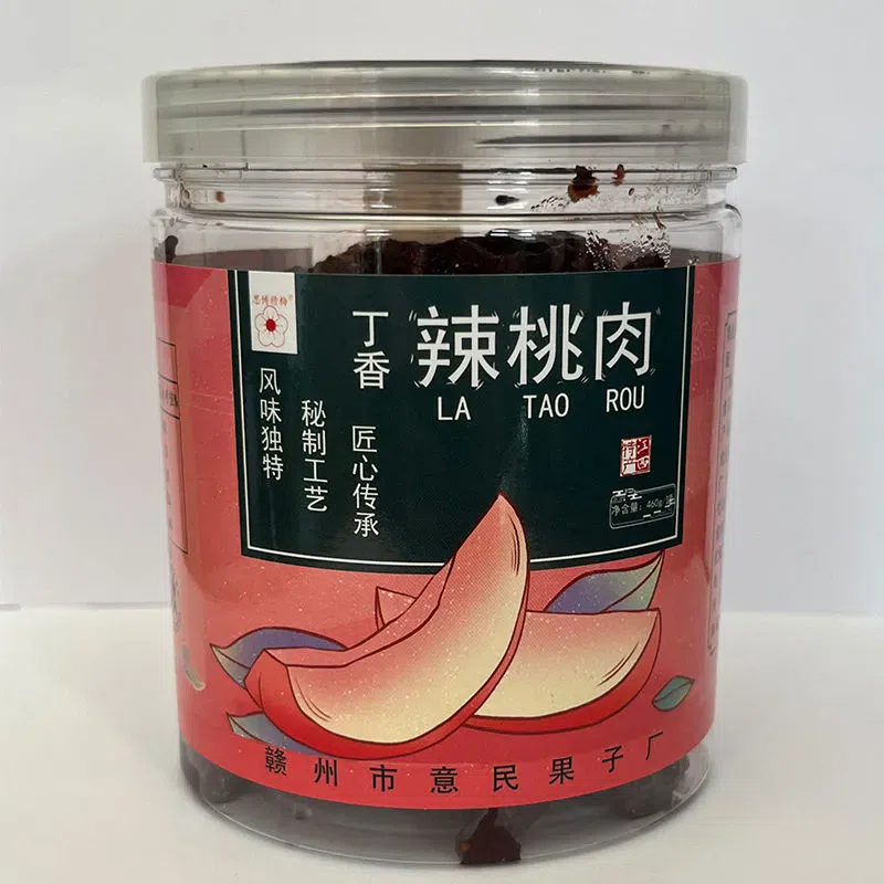 Spicy peach slices, dried peach flesh 500 g