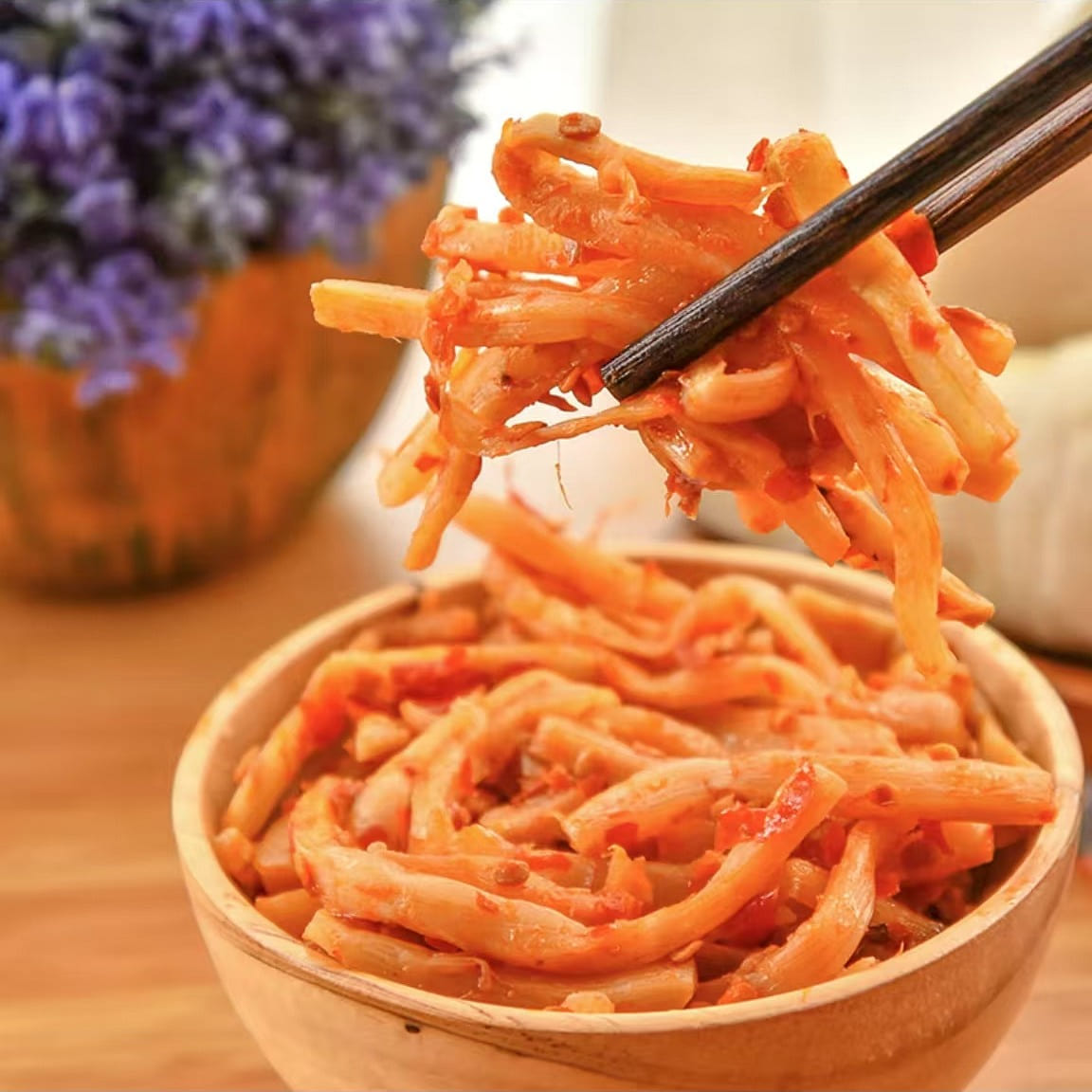 Zhuang Ke sour bamboo shoots 40 grams * 7 bags of 280 g