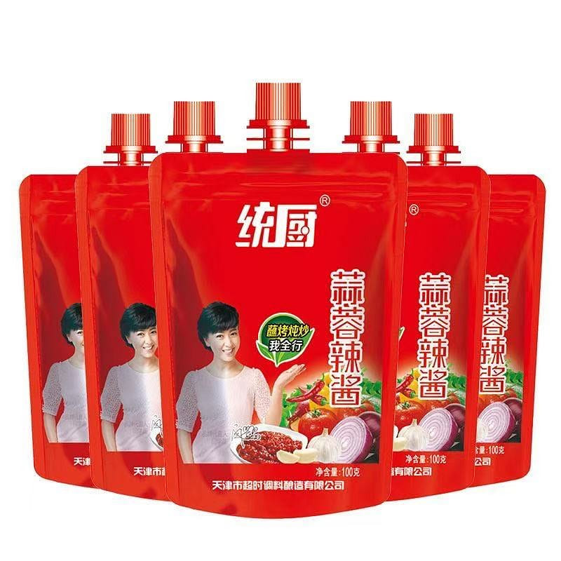 Tianjin Tongchu garlic chili sauce 100g 100 g