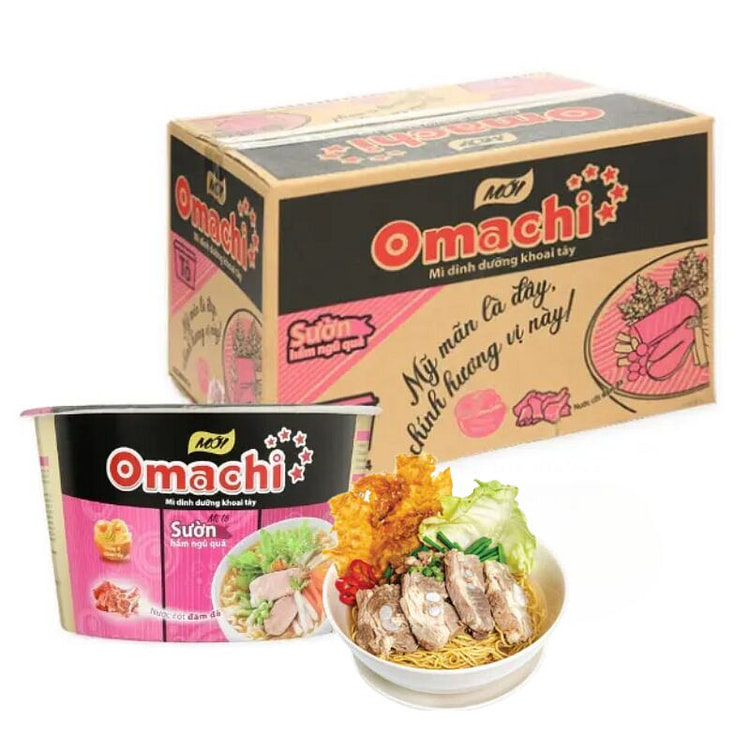 Omachi 猪肉泡面箱装 24袋装