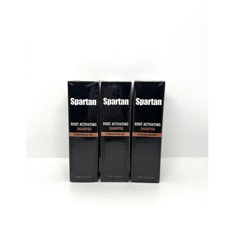 100ml*3pcs  SPARTAN Root Activator Shampoo For Men