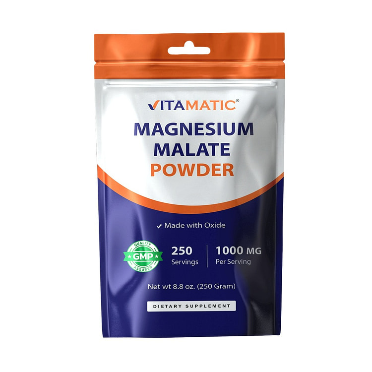 Magnesium Malate 1000mg per Servings - 250 Grams