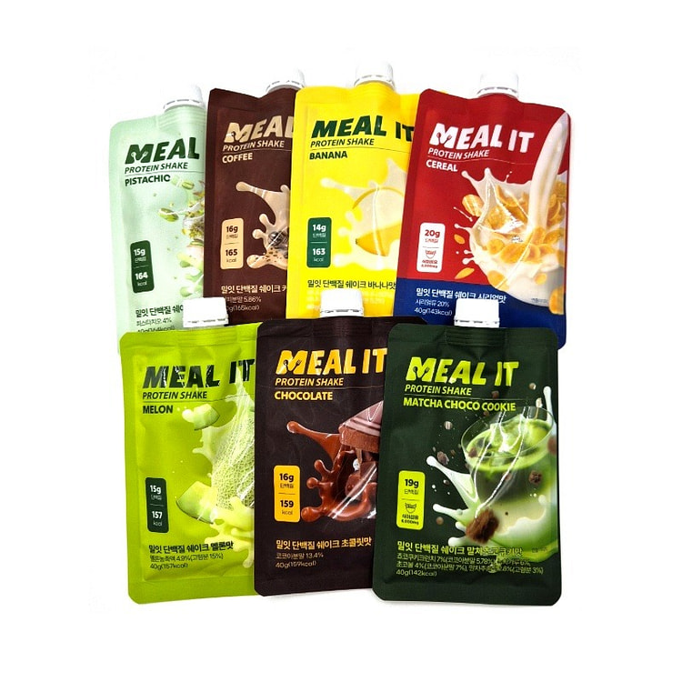 Meal It 蛋白奶昔组合装（7 包装） 280 克