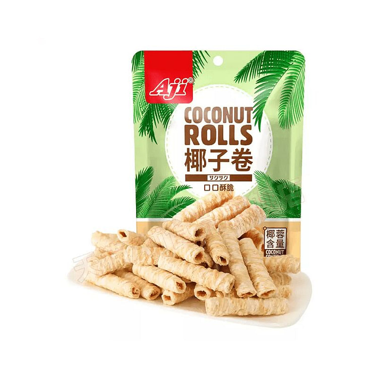aji原味椰子卷椰酥卷休闲食品150g*2袋 150 克